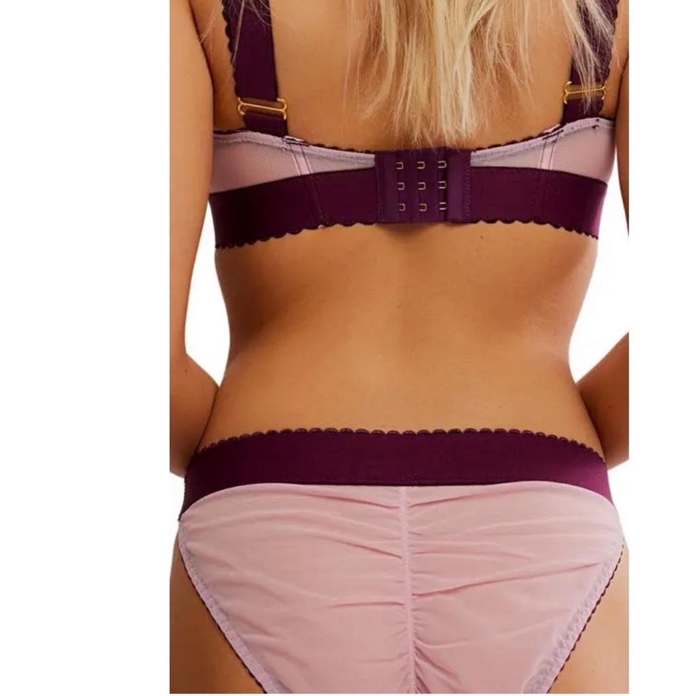 Free People Intimately FP Viva La Bikini Cut Briefs - Pink, Small, NWT - Picture 3 of 7